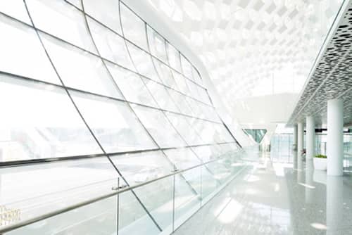 Vidrio decoración para edificios